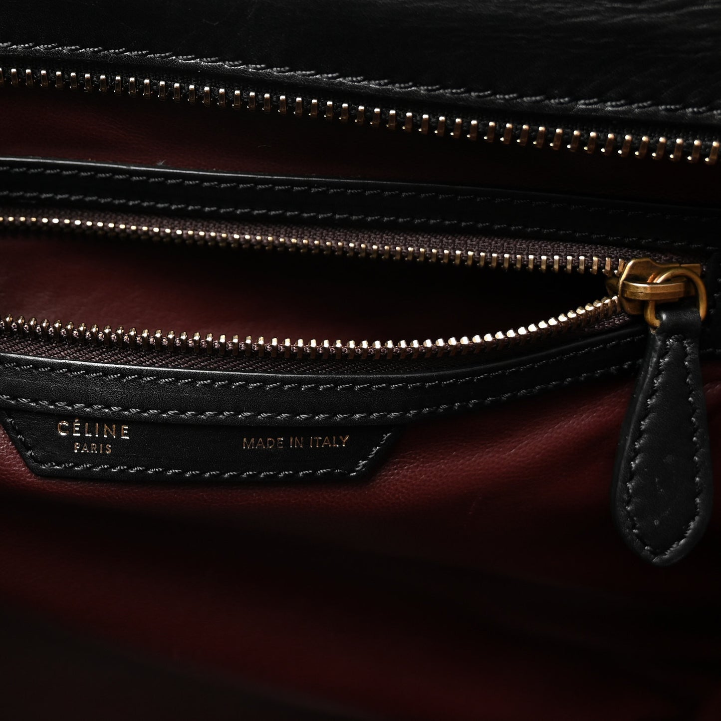Smooth Calfskin Mini Tri-Color Luggage Grey