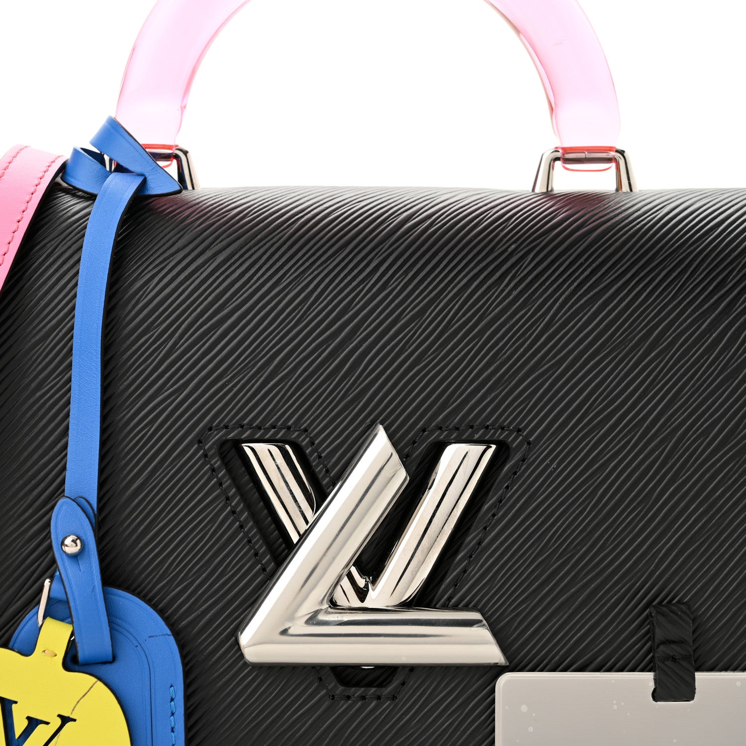 Louis Vuitton Epi Twist Short Handle Shoulder Bag Black Rose 7 of 10