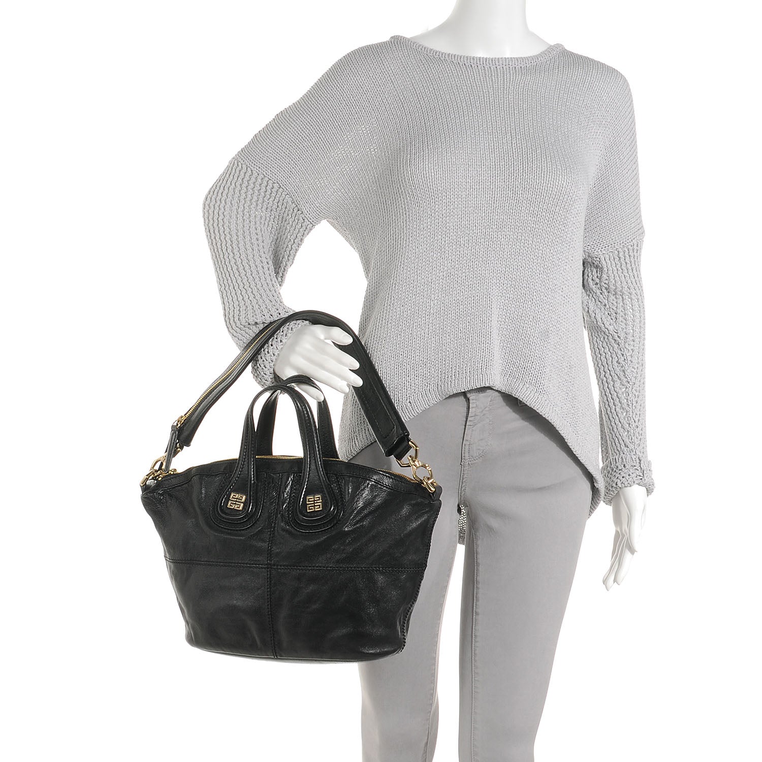 Givenchy Calfskin Small Nightingale Black 2 of 7