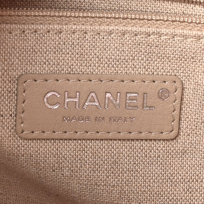 Chanel Mixed Fibers Small Deauville Tote Dark Pink 8 of 11