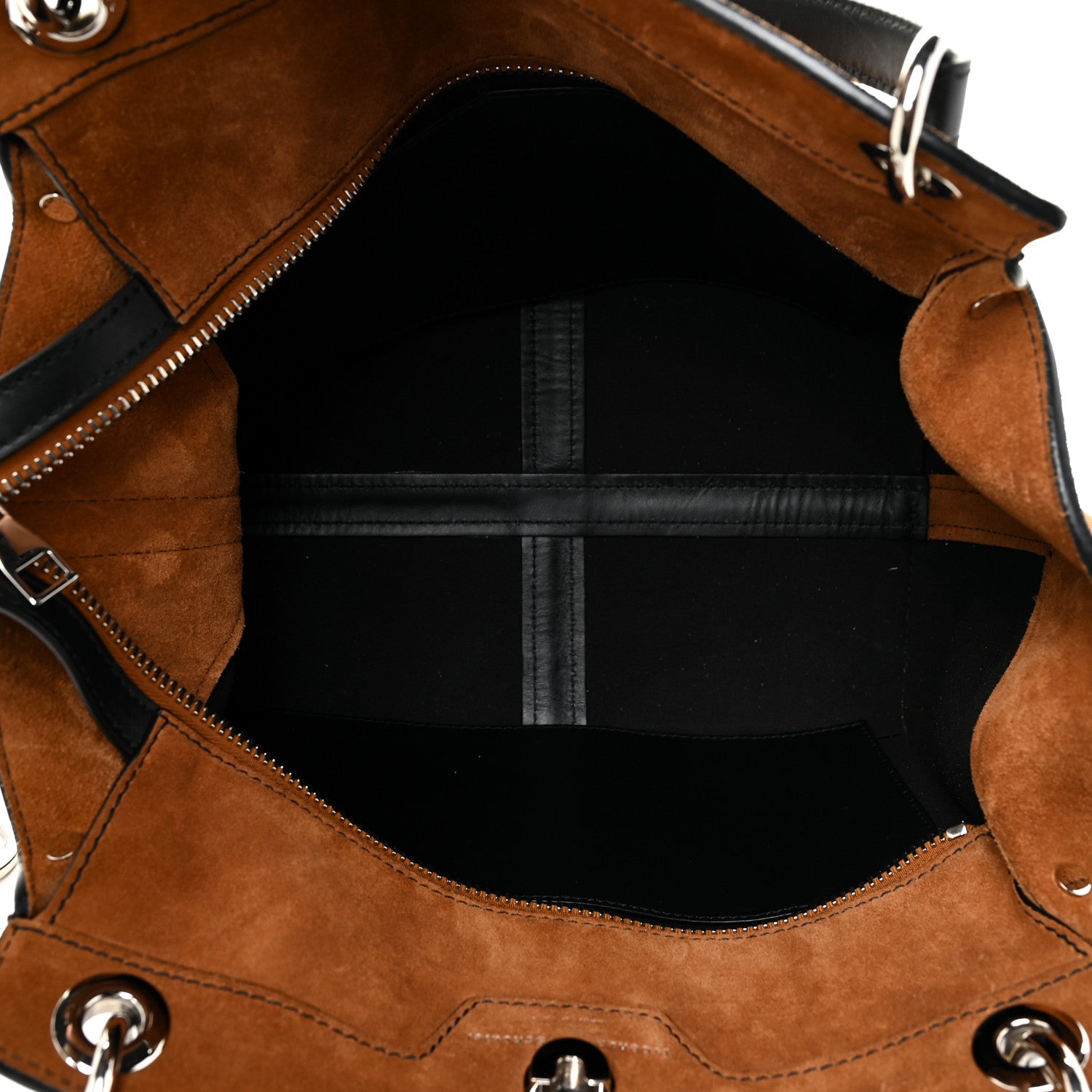 Proenza Schouler Suede Crochet Curl Satchel Wood 11 of 19