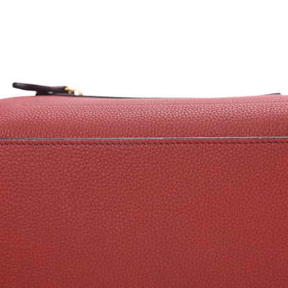 Celine Drummed Calfskin Micro Luggage Merlot 9 of 12