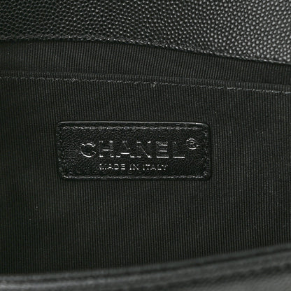 Chanel Caviar Quilted Medium Boy Flap Black 6 of 11