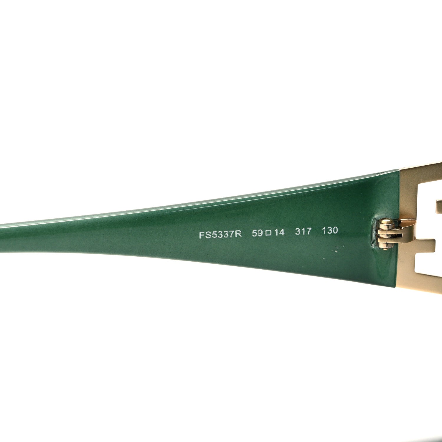 Fendi Acetate Crystal FF Sunglasses FS5337R Green 6 of 6