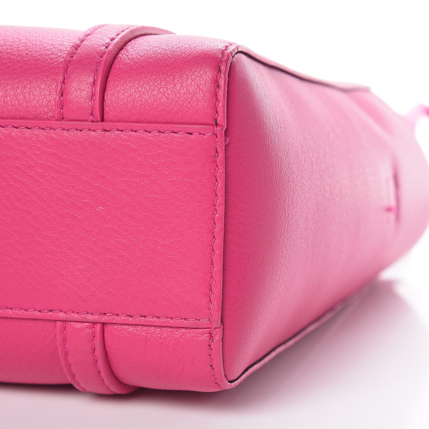 Calfskin XXS Everyday Tote Rose Magenta Black