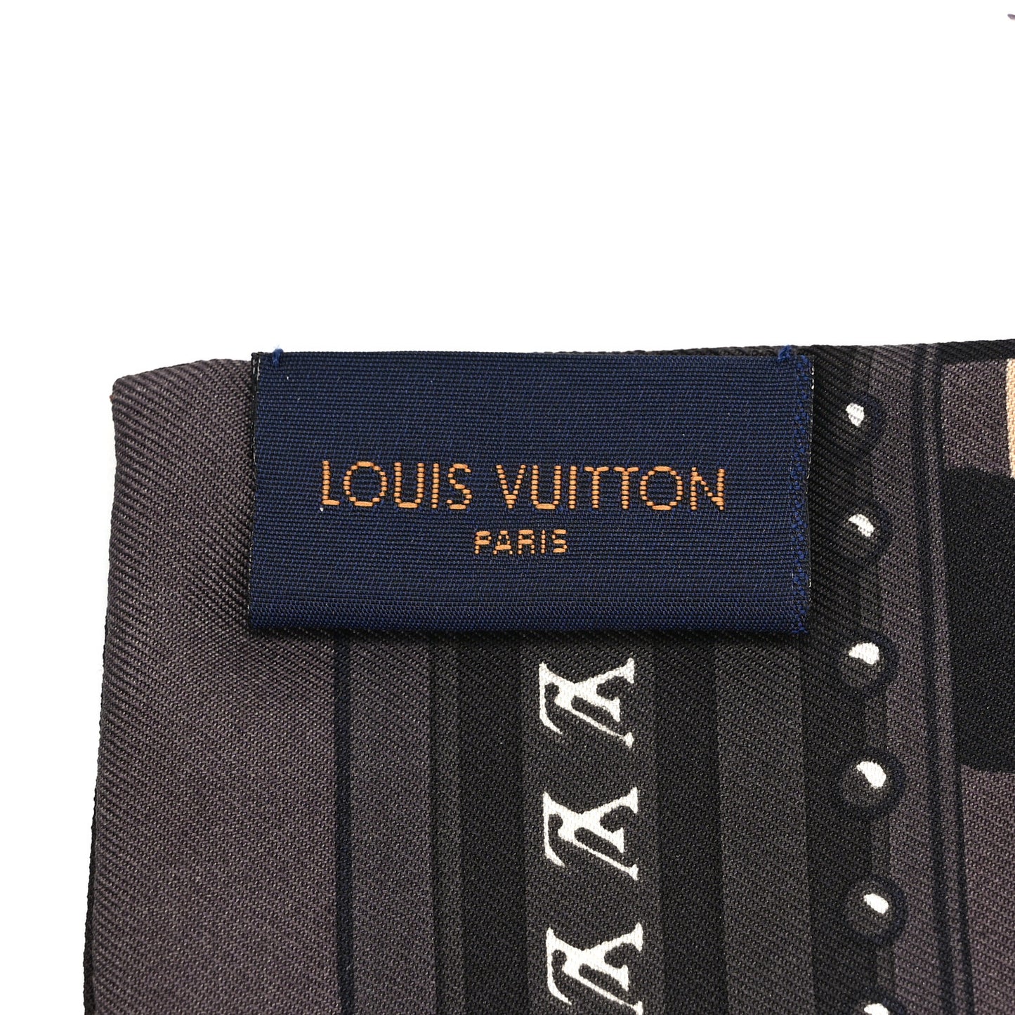 Silk Monogram LV World Bandeau Brown