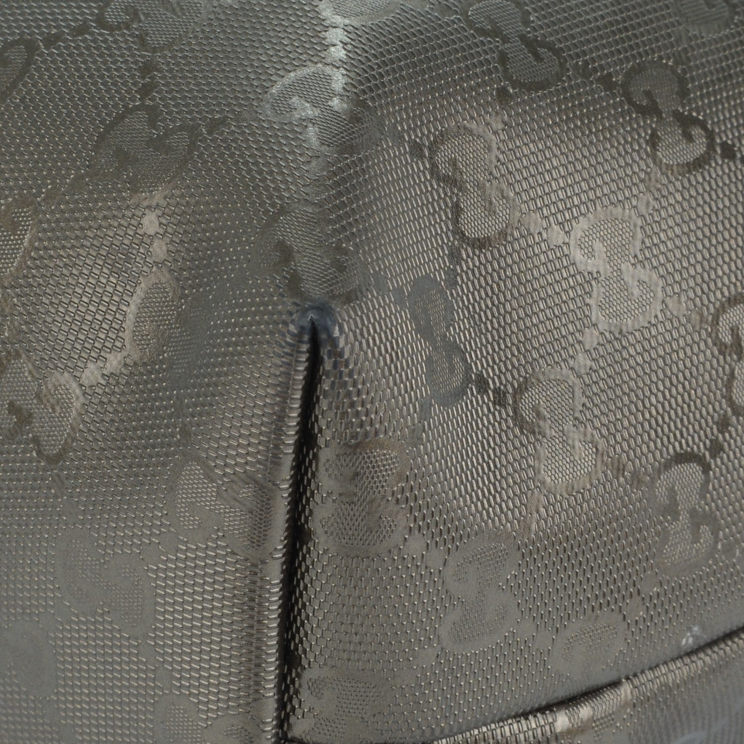 Gucci Imprime Monogram Medium Zippered Shopping Tote Pewter 13 of 13