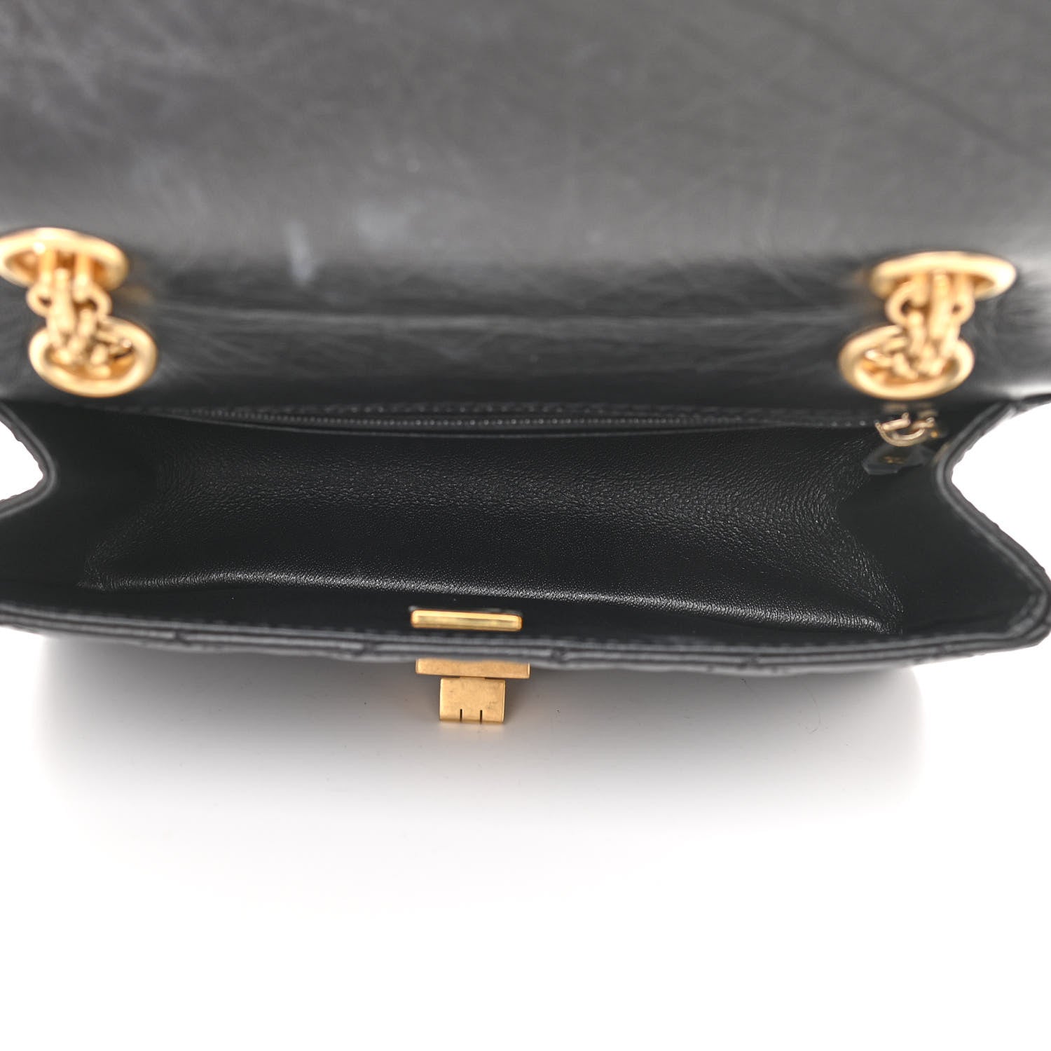 Chanel Aged Calfskin Quilted 2.55 Reissue Mini Flap Black 8 of 21