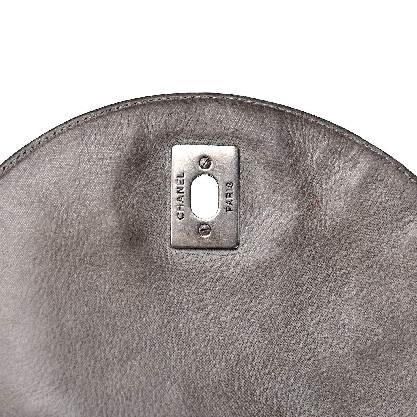 Iridescent Calfskin Quilted In The Mix Backpack Grey