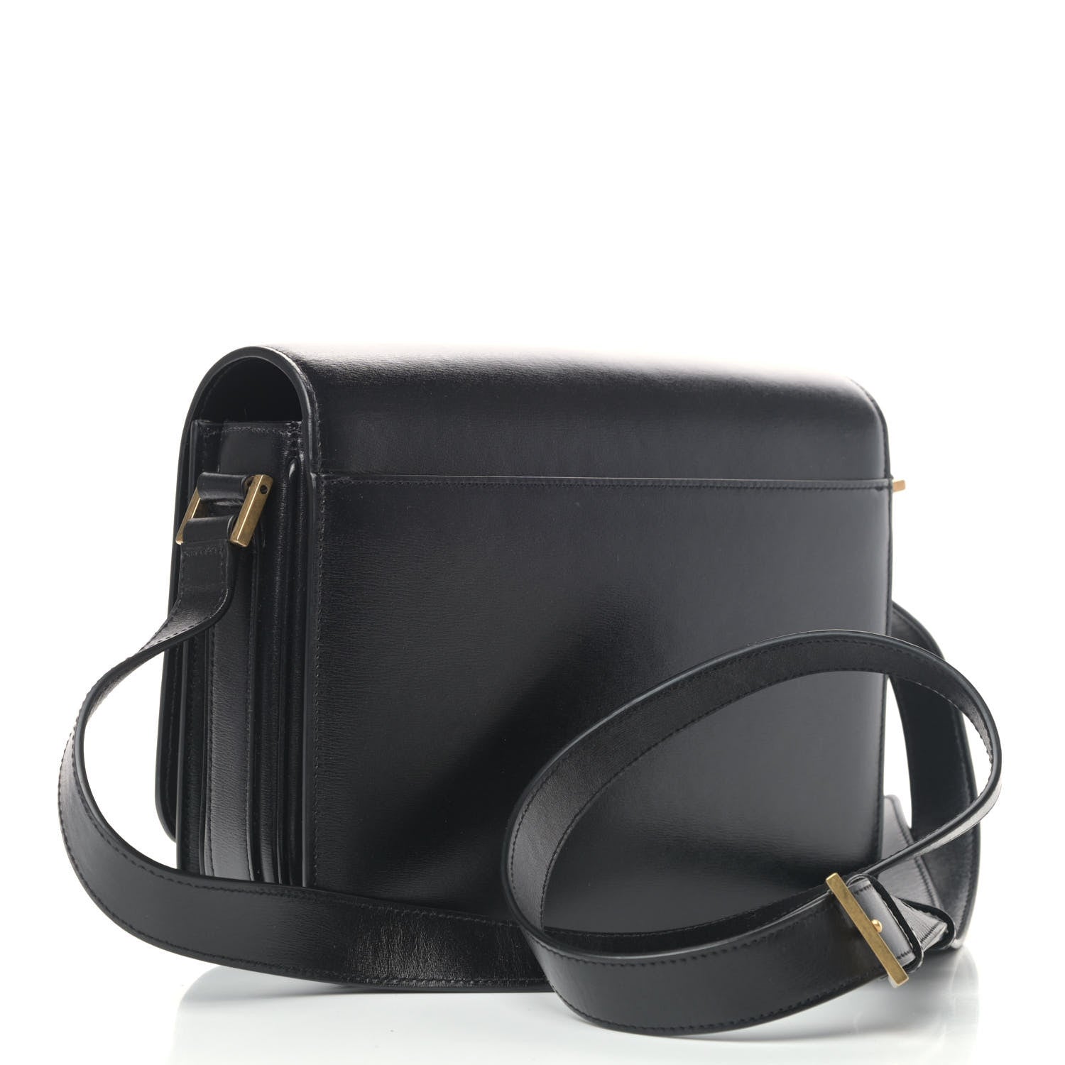Saint Laurent Calfskin Medium Le 61 Shoulder Bag Black 2 of 4