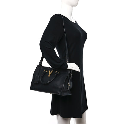Saint Laurent Calfskin Small Classic Y Cabas Black 2 of 8