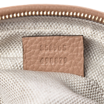 Gucci Pebbled Calfskin Mini Soho Chain Bag Camelia 7 of 10