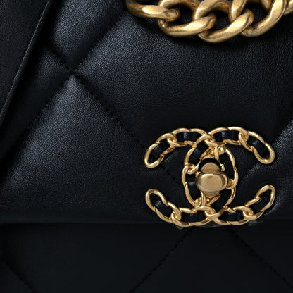 Chanel Lambskin Quilted Medium Chanel 19 Flap Black 8 of 11