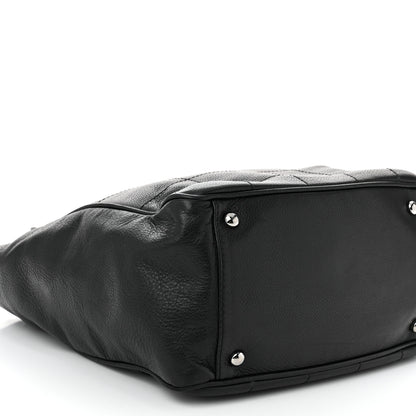 Chanel Lambskin Square Stitched Tote Black 9 of 10