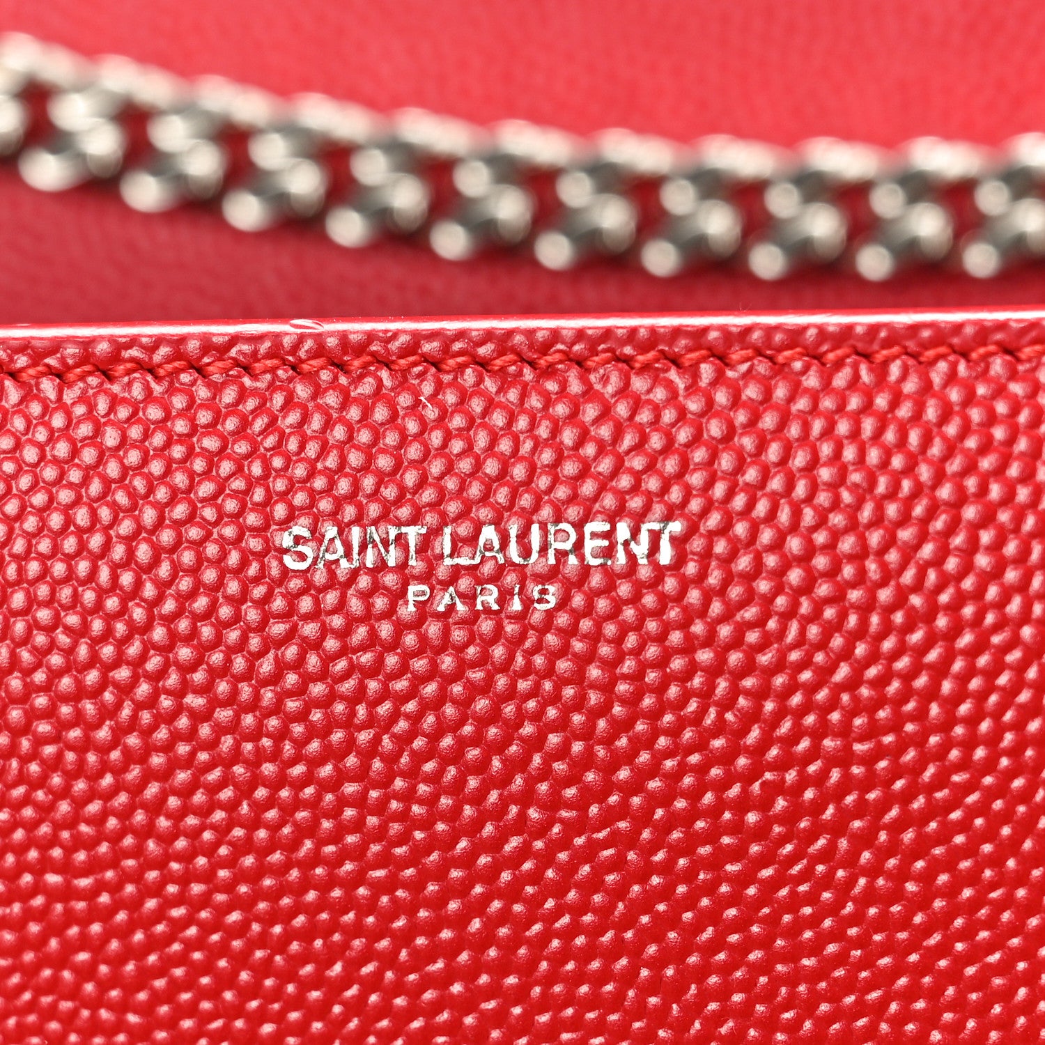 Saint Laurent Grain De Poudre Mini Betty Red 6 of 10