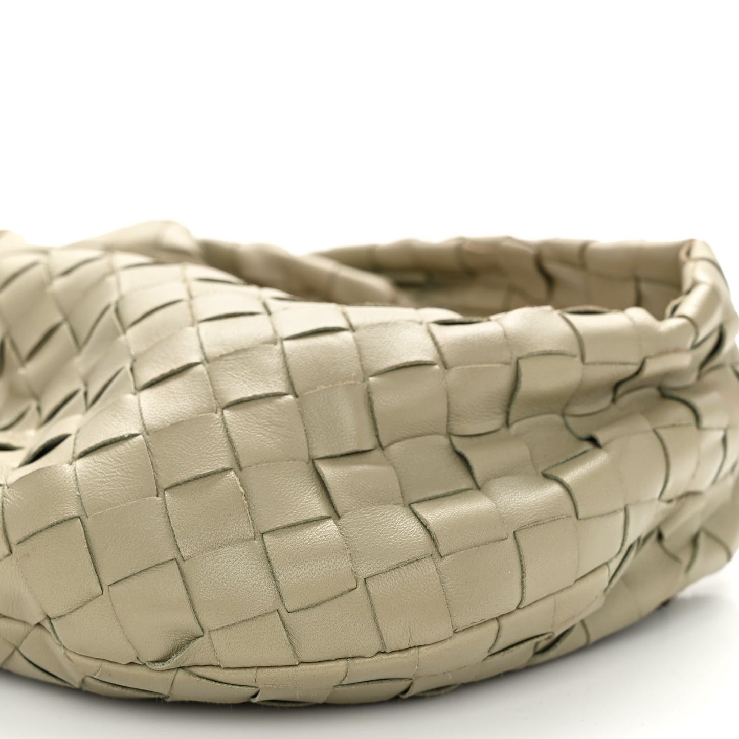 Nappa Intrecciato Mini Jodie Travertine