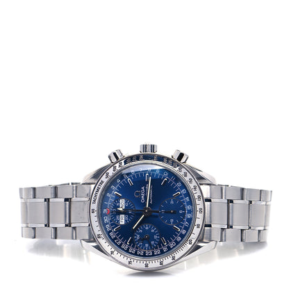Omega Stainless Steel 39mm Speedmaster Triple Calendar Chronograph Automatic Watch Blue 3523.80 3 of 8