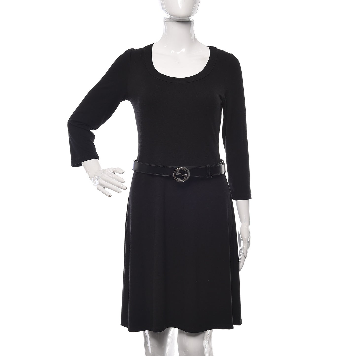 Calfskin Interlocking G Belt 95 38 Black