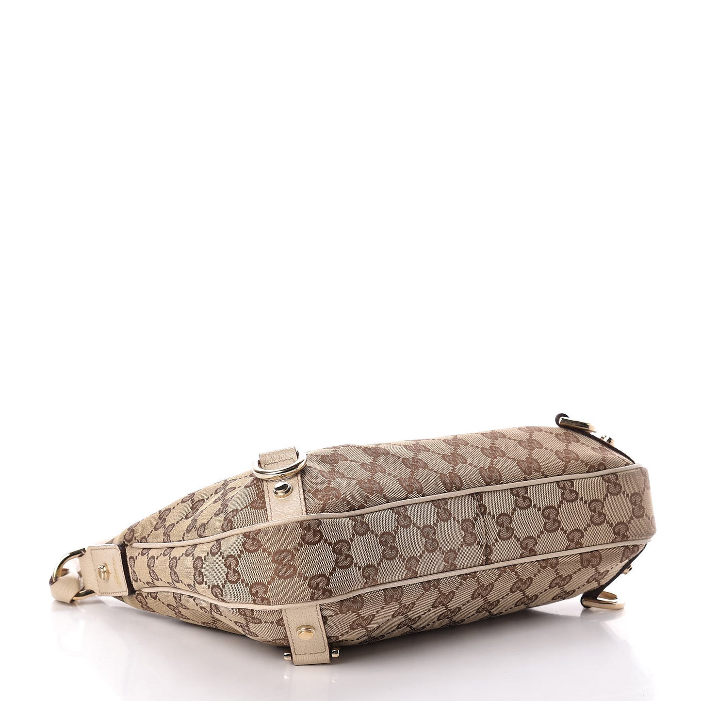 Monogram Medium Abbey D Ring Hobo Off White