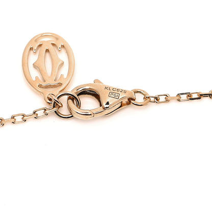 Cartier 18K Yellow Gold Diamond LM D'Amour Pendant Necklace 7 of 12