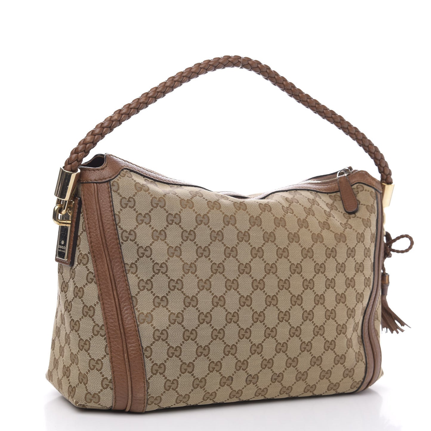 Monogram Cellarius Calfskin Medium Bella Hobo Beige Ebony Cuir