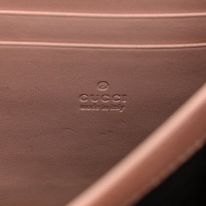Gucci Calfskin Matelasse GG Marmont Chain Wallet Perfect Pink 6 of 20