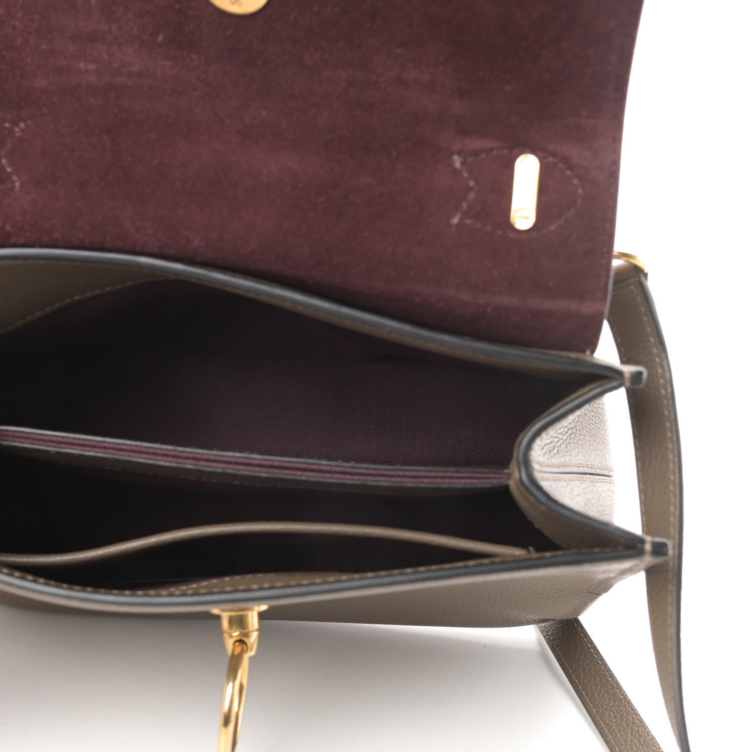 Mulberry Small Classic Grain Calfskin Mini Seaton Clay 5 of 10