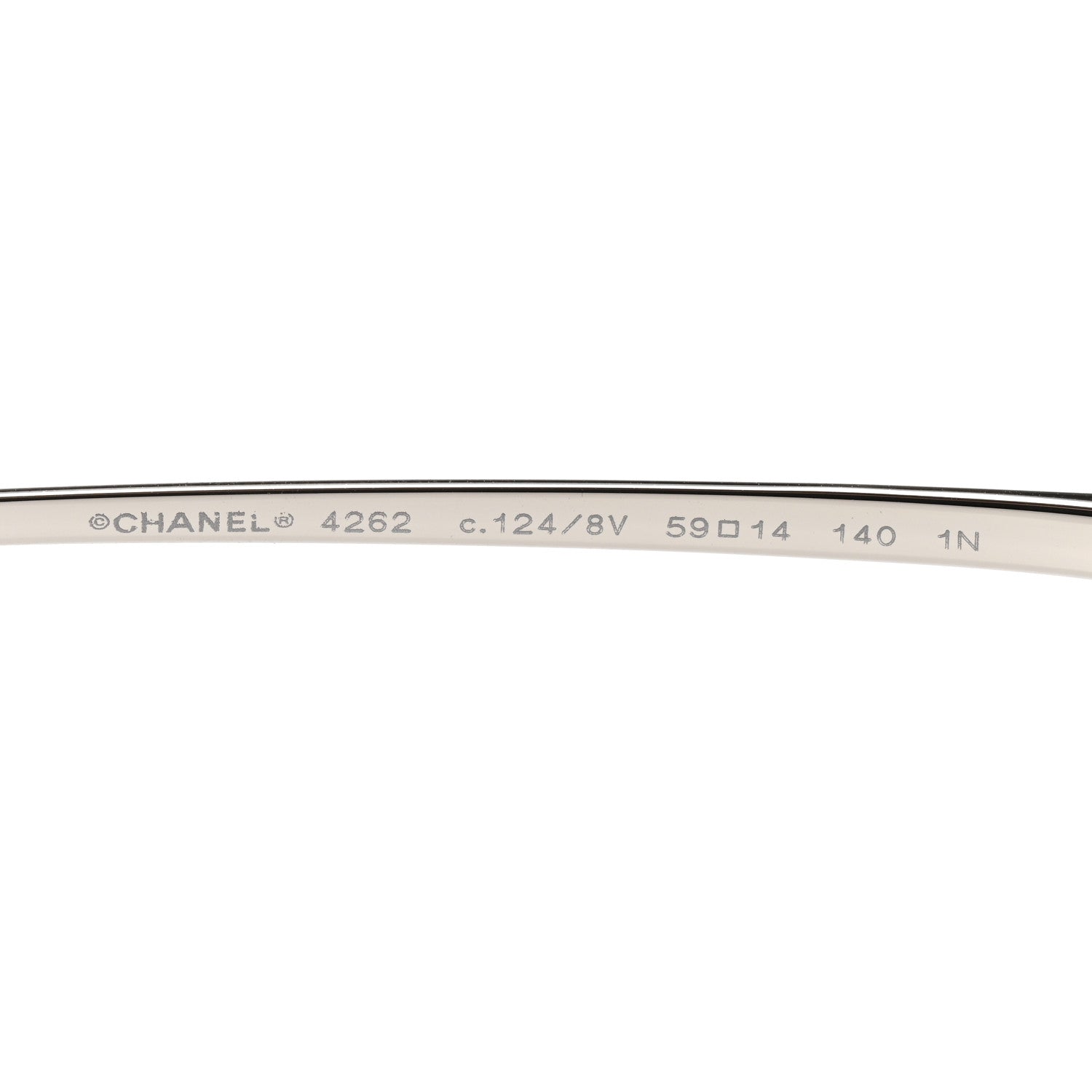 Chanel Butterfly Removable Pearl Chain Sunglasses 4262 Silver 5 of 8