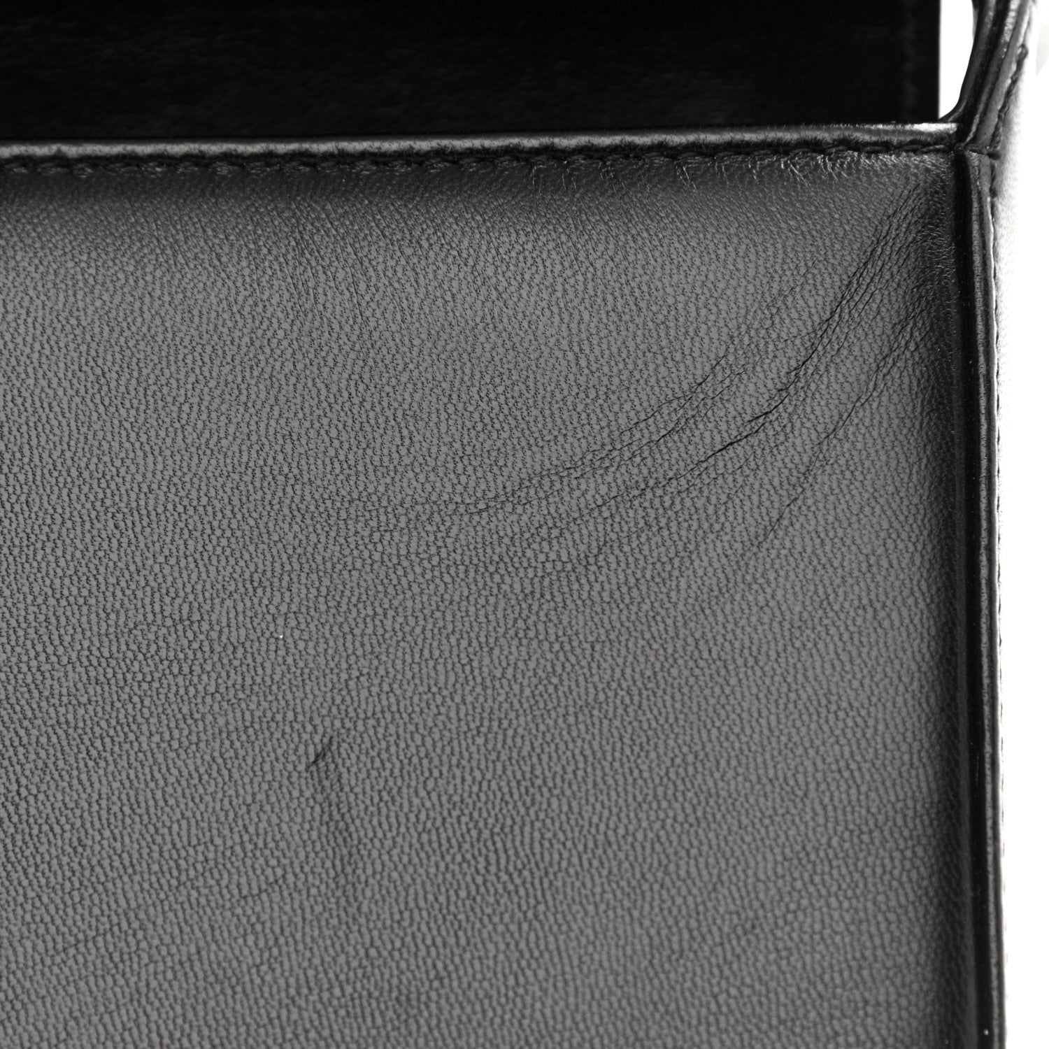Chanel Lambskin Quilted CC Chocolate Bar Flap Black 13 of 15