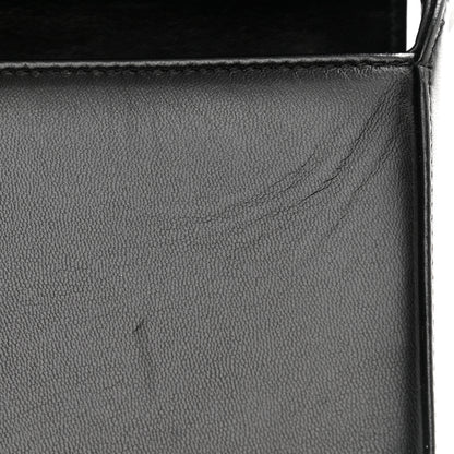 Chanel Lambskin Quilted CC Chocolate Bar Flap Black 13 of 15