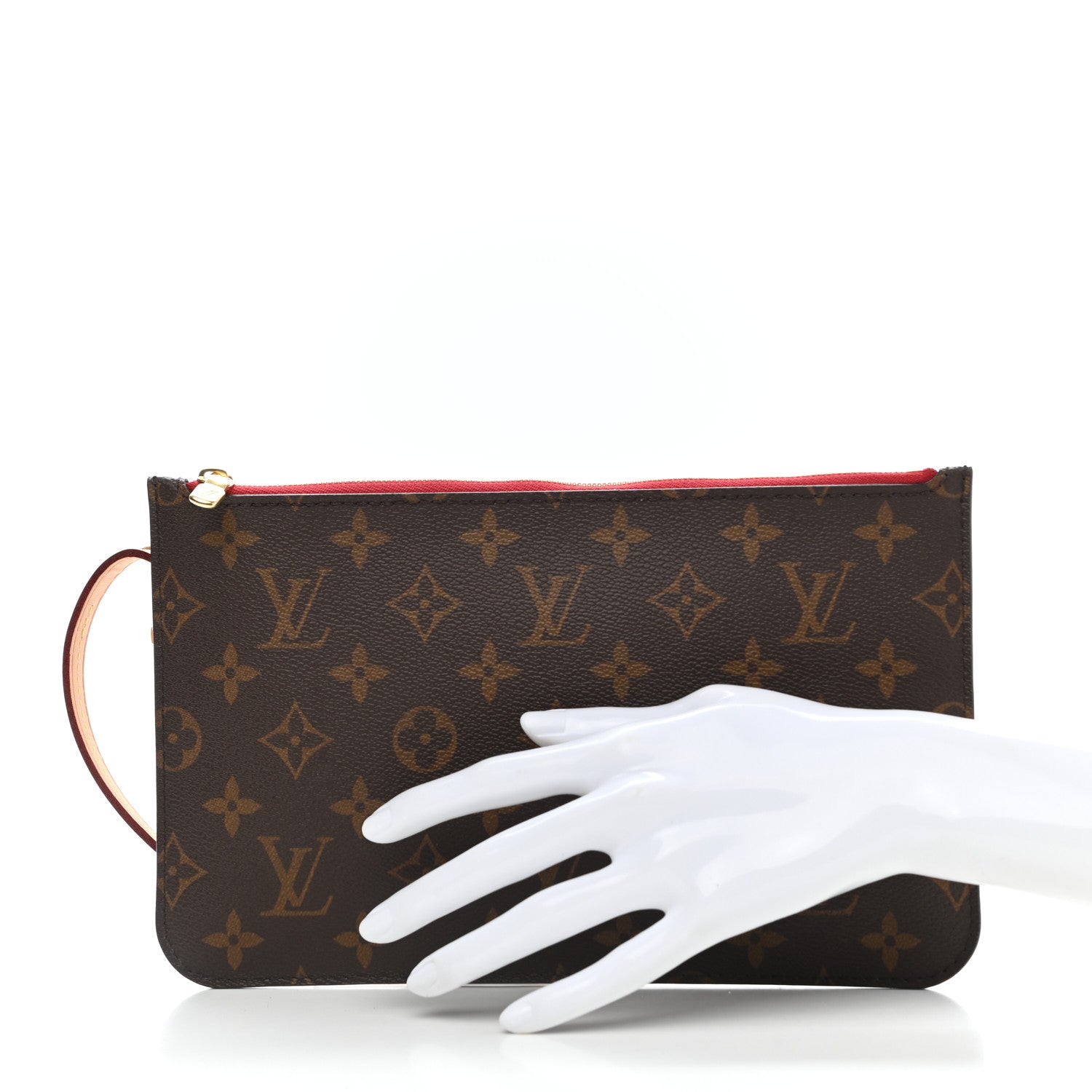Louis Vuitton Monogram Neverfull MM GM Pochette Cherry 2 of 7
