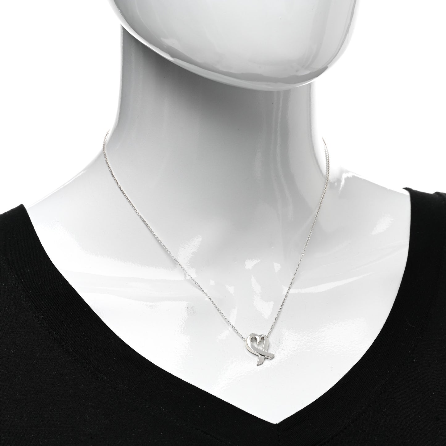 Sterling Silver Small Paloma Picasso Loving Heart Pendant Necklace