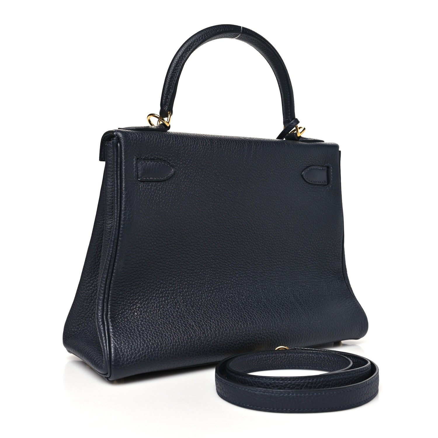 Hermes Togo Kelly Retourne 28 Bleu Nuit 3 of 11