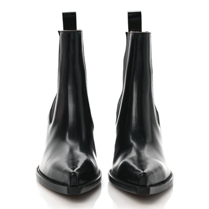 Bottega Veneta Calfskin Lean Boots 40 Black 2 of 7