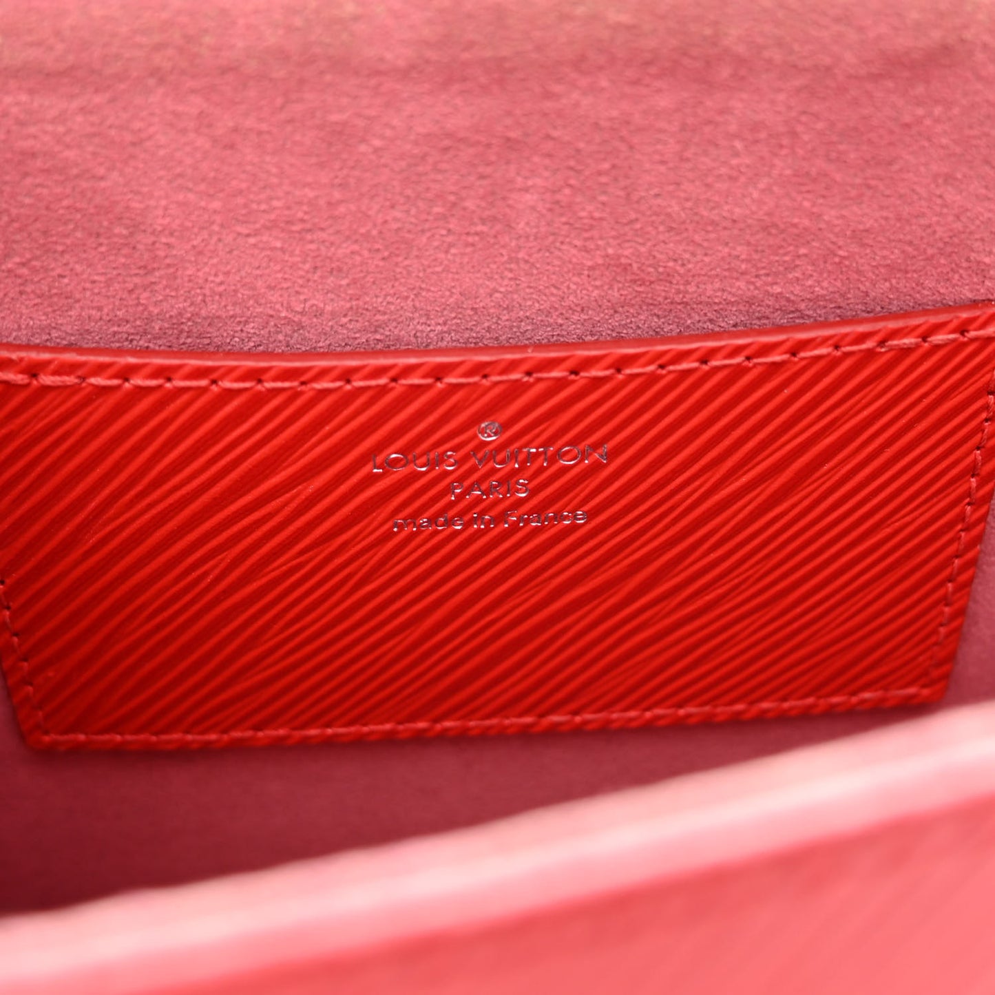 Epi Twist Shoulder Bag MM Coquelicot