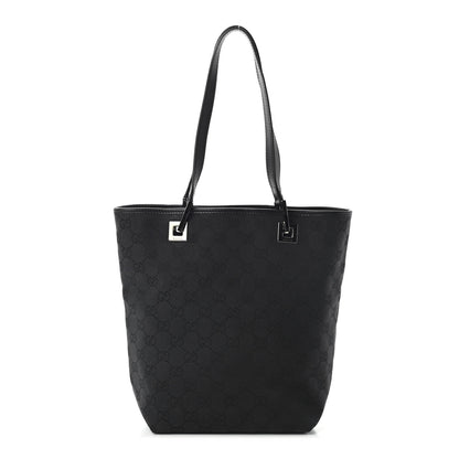 Gucci Monogram Small Bucket Tote Black 1 of 8