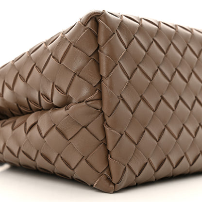 Bottega Veneta Nappa Intrecciato Medium Andiamo Shoulder Bag Taupe Grey 8 of 10