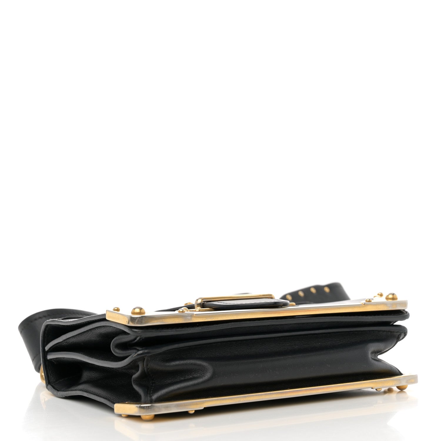 Prada City Calf Saffiano Cahier Bag Black 4 of 15
