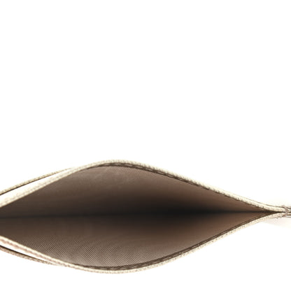 Prada Saffiano Shine Monochrome Card Holder Pirite 4 of 4