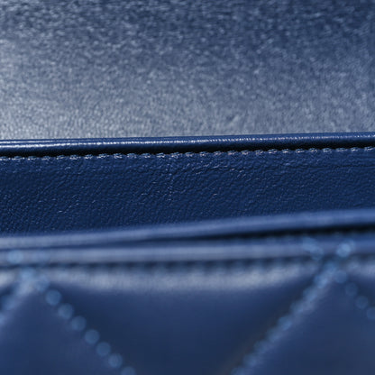 Chanel Lambskin Quilted Small Trendy CC Flap Dual Handle Bag Navy 12 of 13