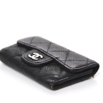 Chanel Caviar Quilted 6 Key Holder Black 5 of 12