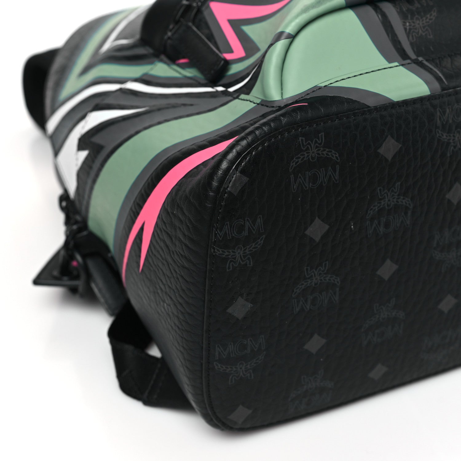 MCM MCMotor Visetos Medium Stark Backpack Black 7 of 8