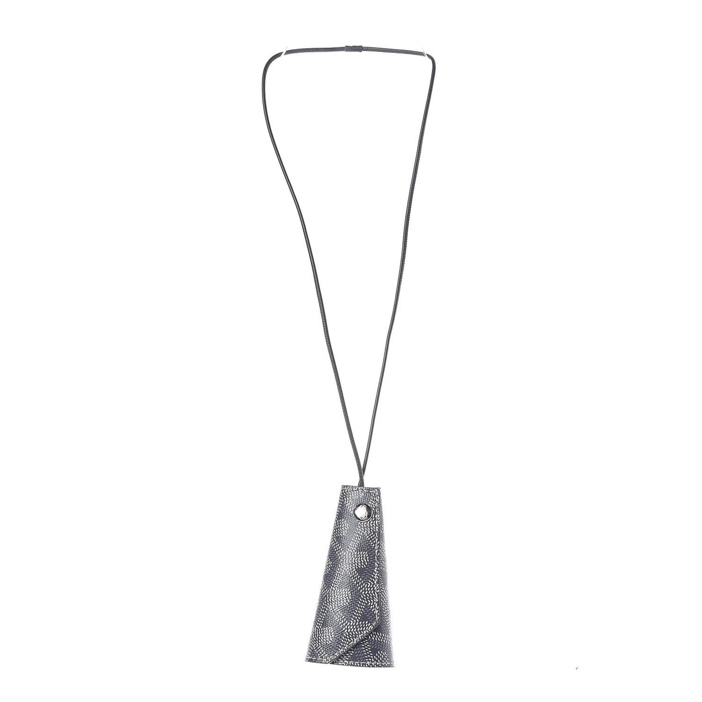 Goyardine Chambellan Bag Charm Grey