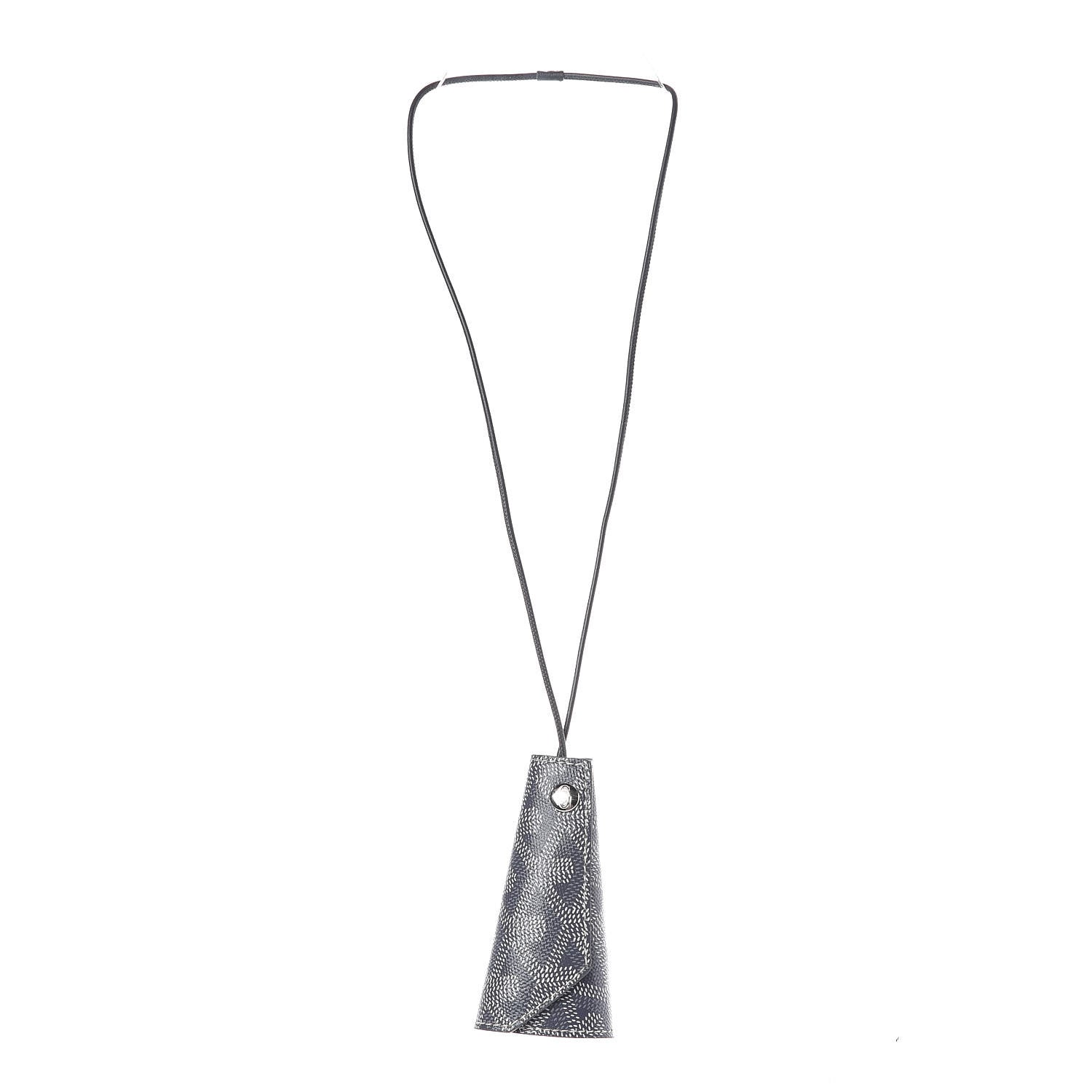 Goyard Goyardine Chambellan Bag Charm Grey 3 of 6