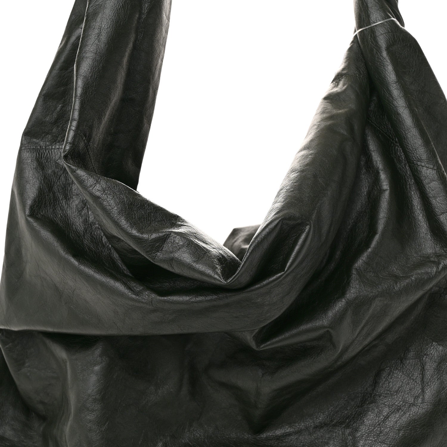 Bottega Veneta Calfskin Foulard Shoulder Bag Dark Green 8 of 11