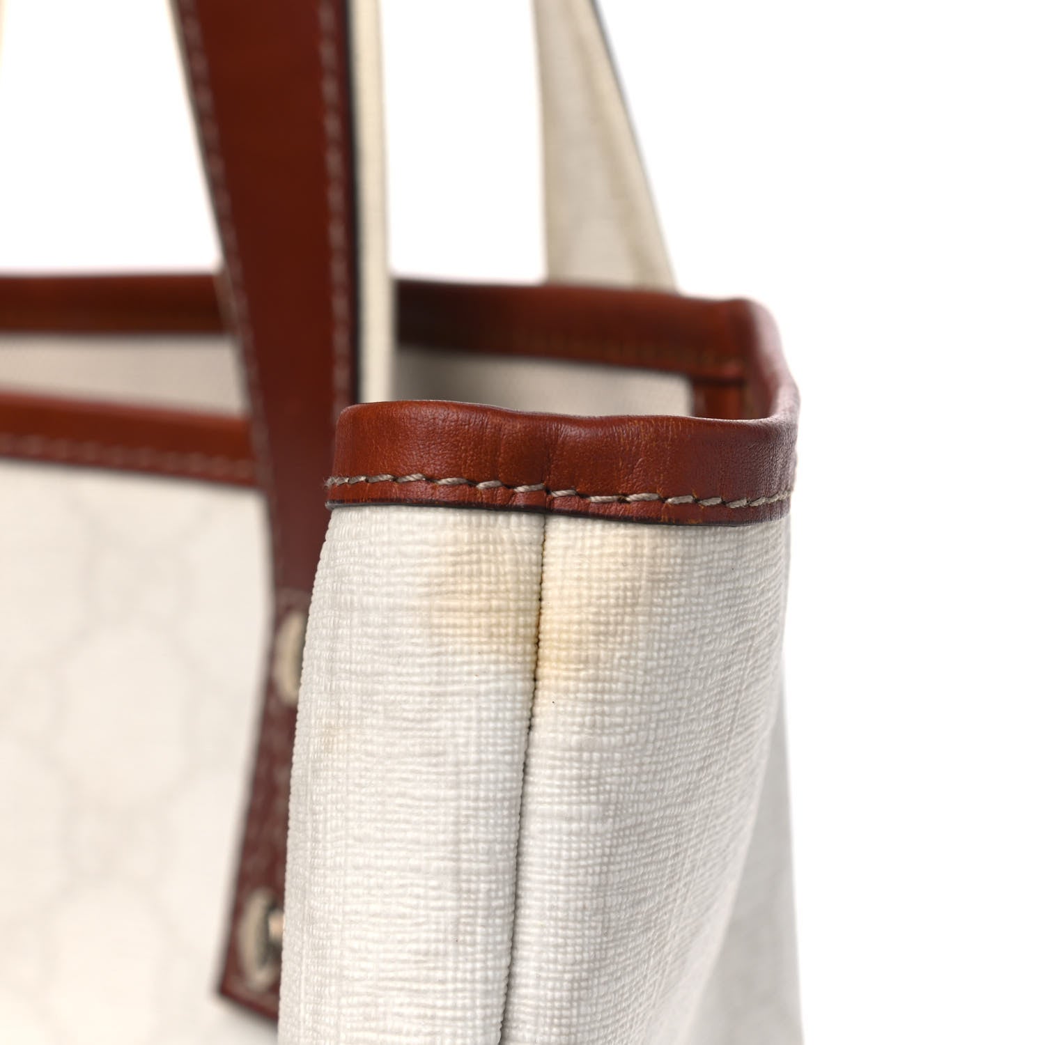 Gucci GG Plus Monogram Medium Signature Web Loop Tote White 15 of 18