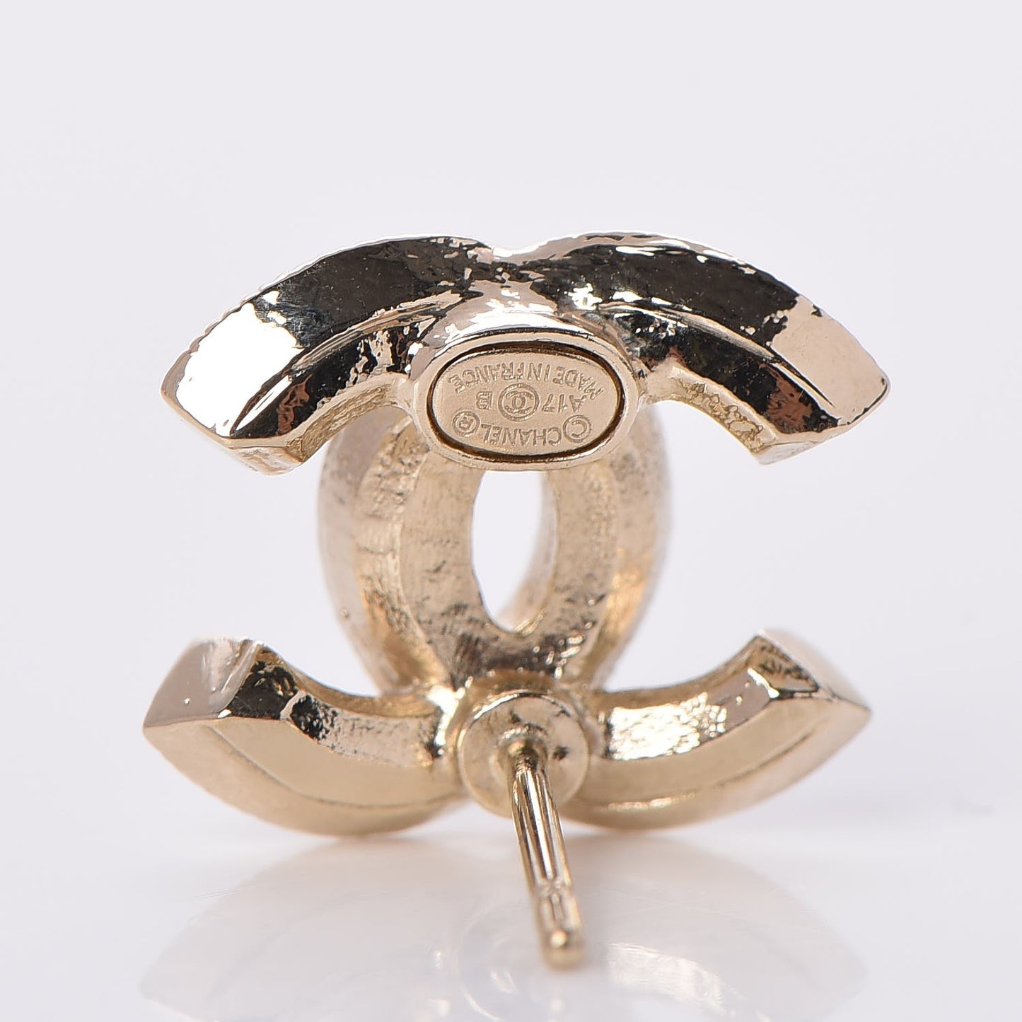 Crystal CC Earrings Gold
