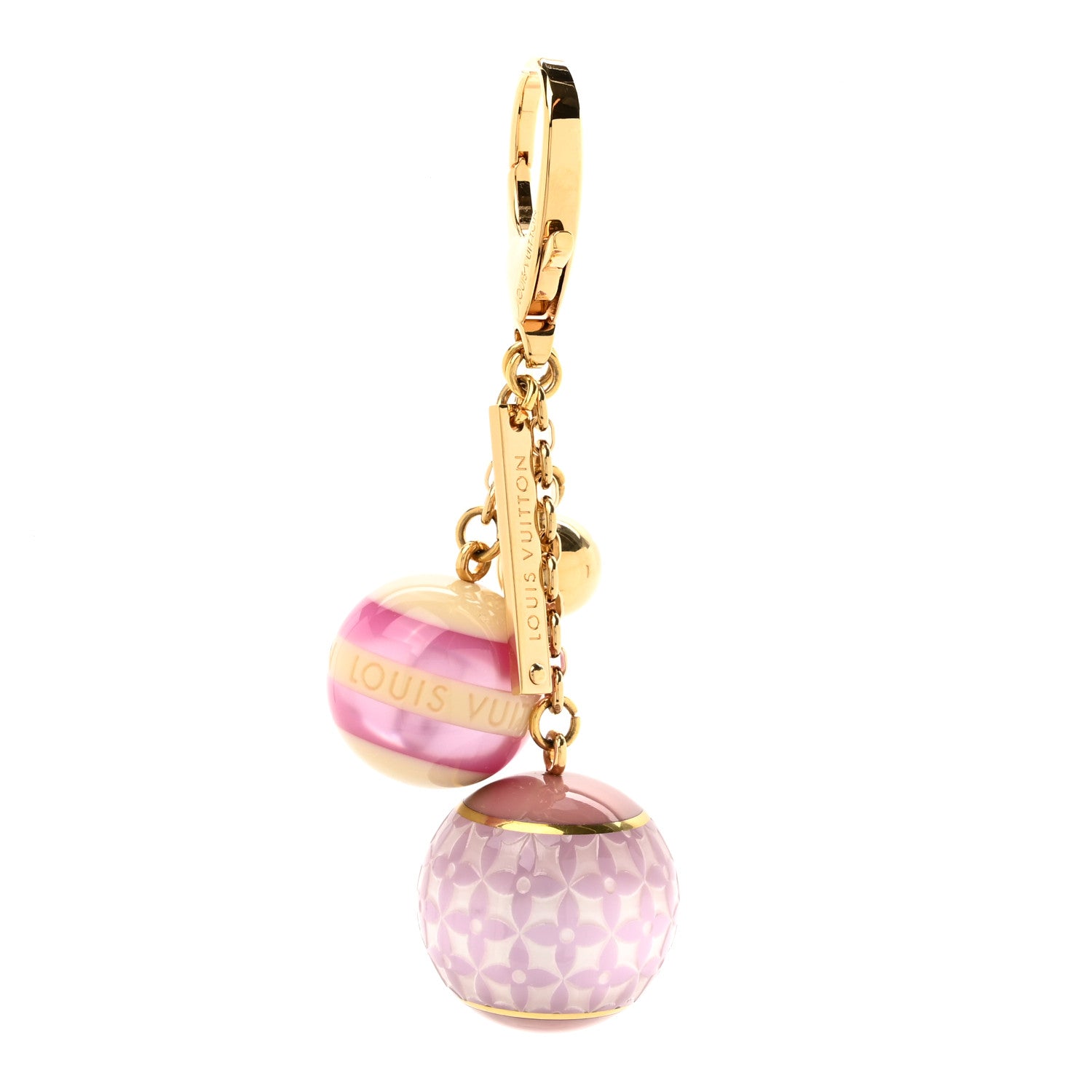 Louis Vuitton Mini Lin Croisette Bag Charm Violet 1 of 3