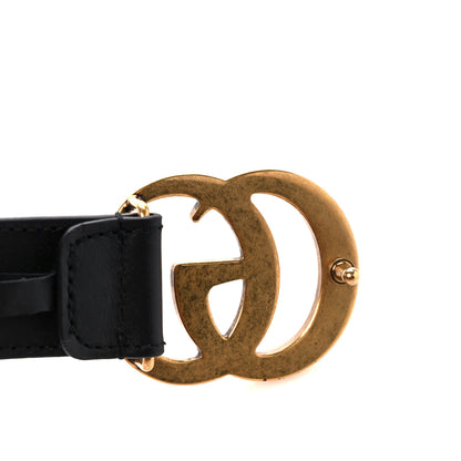 Gucci Calfskin Double G 30mm Belt 75 30 Black 5 of 6