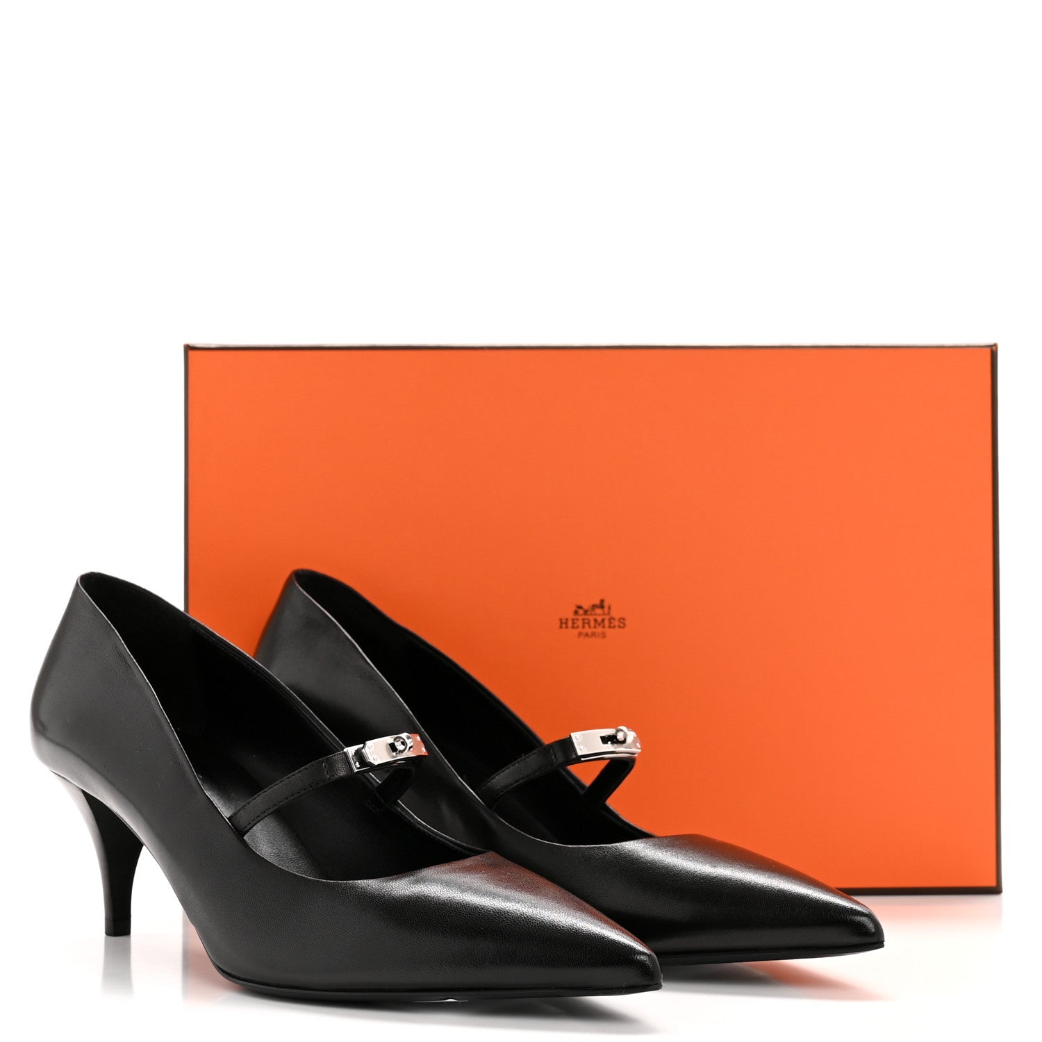 Hermes Nappa Majeste 60 Pumps 38 Black 10 of 10